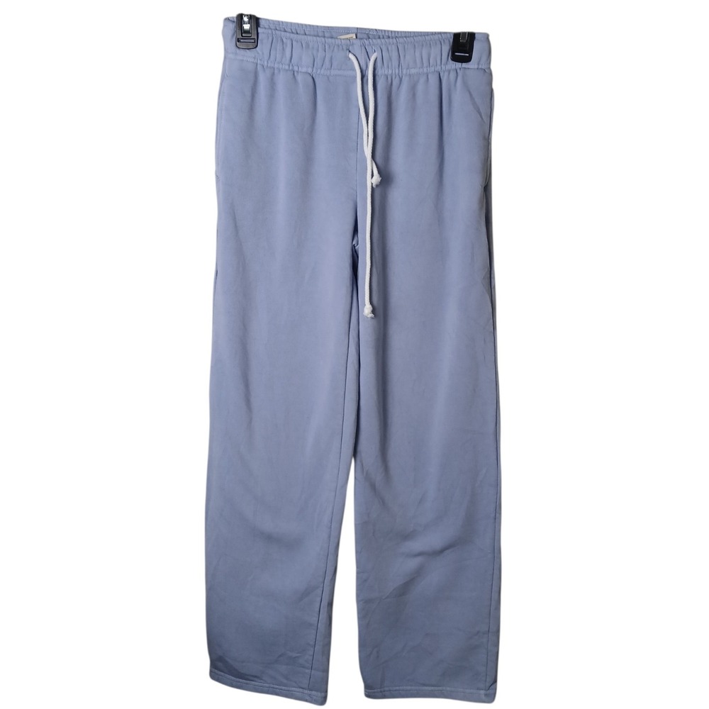 Womens Manifest Offline Heather Blue Sweatpants Drawstring Cotton Bld Stretch XS